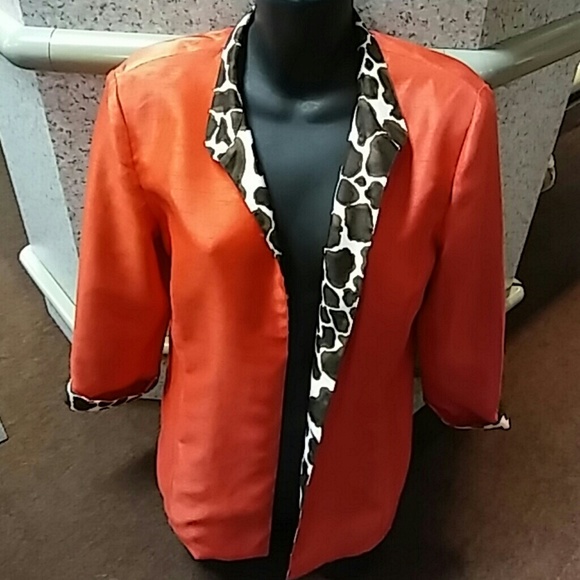 Reversible blazer. Silk - Picture 1 of 4